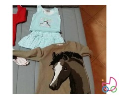 Lotto abbigliamento neonata