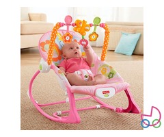 Sdraietta Cresci Con Me Rosa Fisher Price Con Vibrazione E Musica