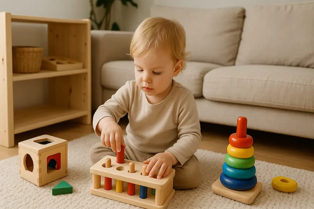 Giochi montessoriani per bambini piccoli: come favorire l’autonomia divertendosi a casa