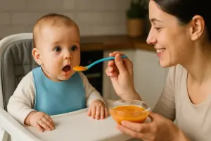 Come introdurre i cibi solidi nei neonati: le strategie dei pediatri per una transizione serena