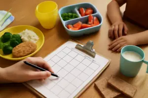 Menù settimanale equilibrato per bambini: planning scaricabile per genitori indaffarati