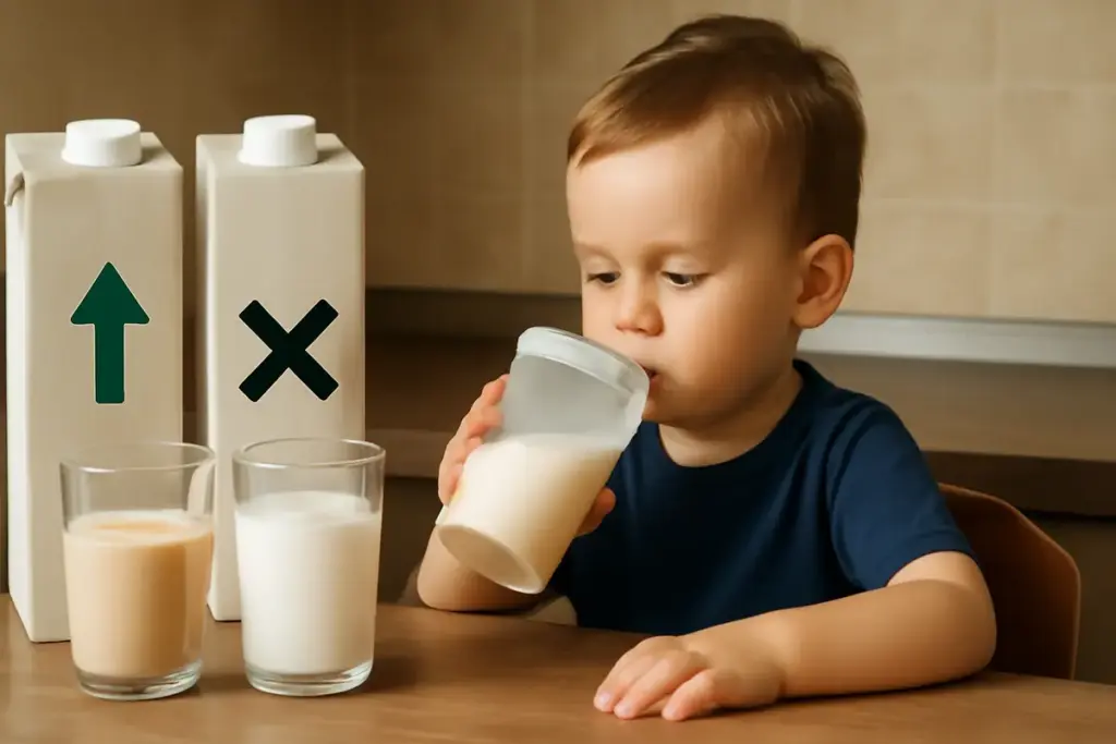 Bevande vegetali per bambini piccoli: i pro e i contro che devi conoscere prima di scegliere