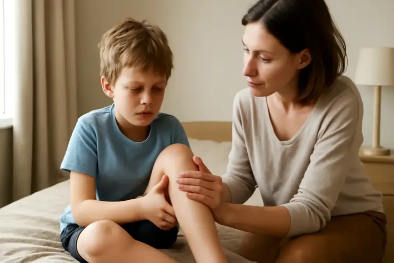 Dolori di crescita: quando compaiono nei bambini e come alleviarli con semplici accorgimenti